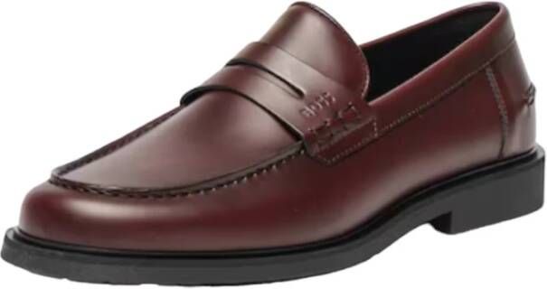 Boss Klassieke Loafer Schoenen Red Heren