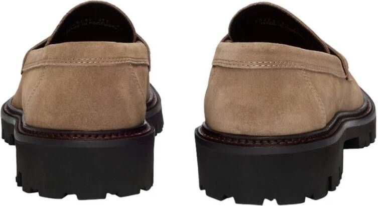 Boss Lichtbeige Loafers Julyo Model Beige Heren