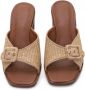 Boss Rafia Handgemaakte Sandalen met Band - Thumbnail 2