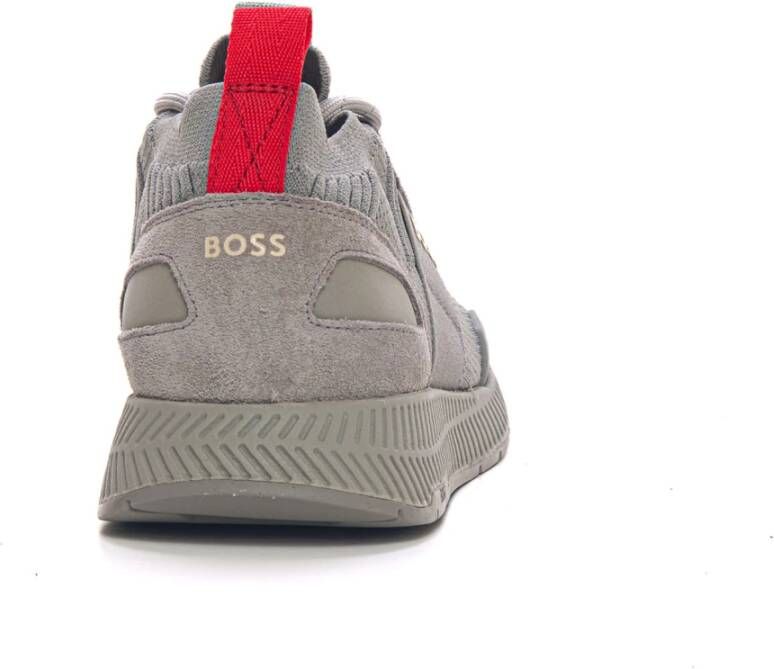 Boss Reflecterende Slip-On Sneaker Gray Heren