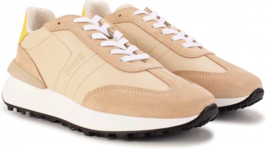 Boss Retro Hardloopschoenen Beige Heren