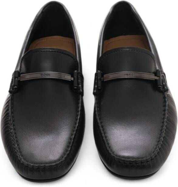 Boss Retro Logo Leren Loafer