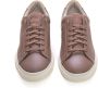 Boss Retro Logo Leder Sneakers met Veters Beige Heren - Thumbnail 5