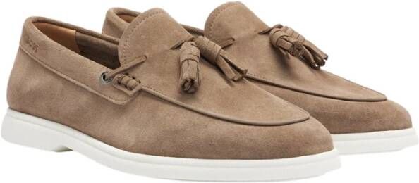 Boss Sienne Moccasin Schoenen Brown Heren