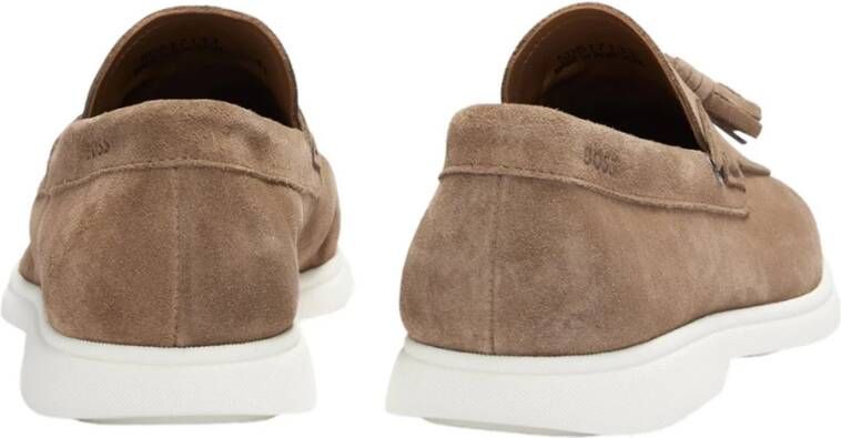 Boss Sienne Moccasin Schoenen Brown Heren