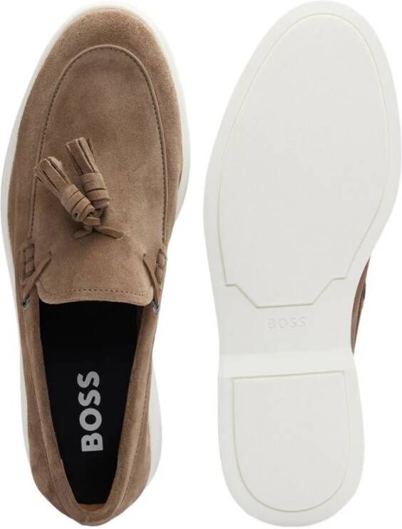 Boss Sienne Moccasin Schoenen Brown Heren