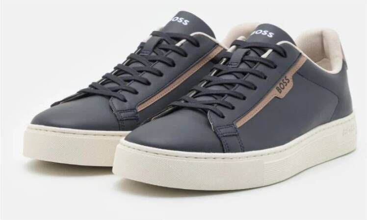 Boss Sneakers Blue Heren