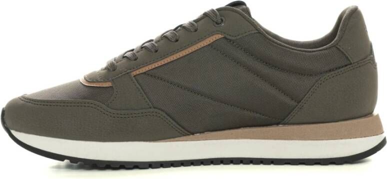 Boss Tweedkleurige Sneakers met Logo Green Heren