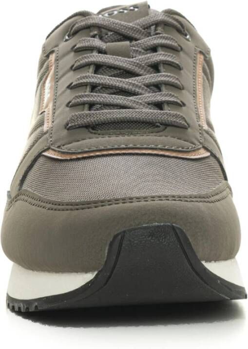 Boss Tweedkleurige Sneakers met Logo Green Heren