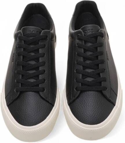 Boss Vetersneakers met contrastdetails