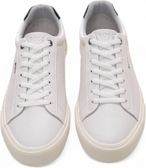 Boss Vetersneakers met contrastdetails