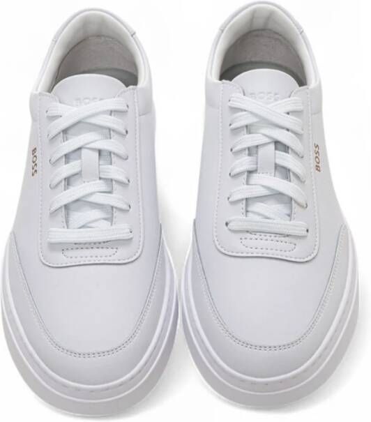 Boss Vetersneakers met zijlogo
