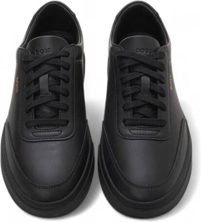 Boss Vetersneakers met zijlogo