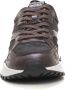 Boss Vintage leren sneaker met zijlogo Brown Heren - Thumbnail 3