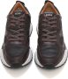 Boss Vintage leren sneaker met zijlogo Brown Heren - Thumbnail 5