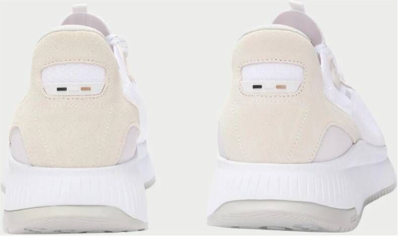 Boss Witte sportieve hardloopschoenen