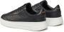 Boss Zwarte Leren Sneakers Baltimore Stijl Black Heren - Thumbnail 2