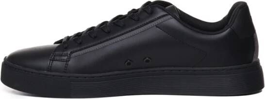 Boss Zwarte Sneakers met Logo Black Heren