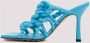 Bottega Veneta Blauw Leren Twist Sandalen Ss23 Blue Dames - Thumbnail 2