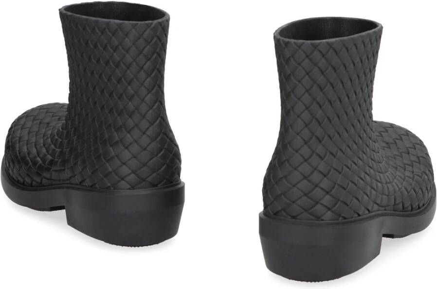 Bottega Veneta Brandweerman Enkellaarzen met Intrecciato Detail