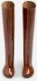 Bottega Veneta Bruine Hoge Laarzen met Achterritssluiting Brown Dames - Thumbnail 4