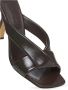 Bottega Veneta Bruine leren sandalen met vierkante neus - Thumbnail 2