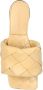 Bottega Veneta Beige Intrecciato Leren Muiltjes Beige Dames - Thumbnail 7