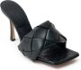 Bottega Veneta Donkergroene Sandaal Muiltje met Vierkante Neus - Thumbnail 2