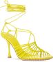 Bottega Veneta Dot heeled sandals Yellow Dames - Thumbnail 4