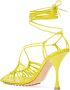 Bottega Veneta Hoge hak sandalen voor vrouwen Green Dames - Thumbnail 6
