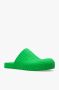 Bottega Veneta Embossed slides Groen Heren - Thumbnail 4