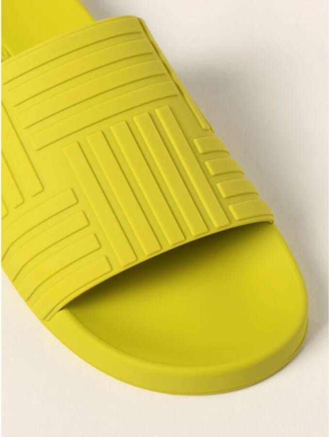 Bottega Veneta Gele Slide Sandalen voor Mannen