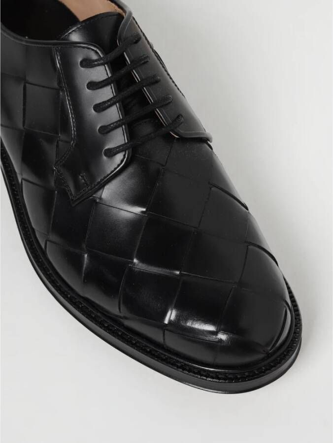 Bottega Veneta Gevlochten Leren Derby Schoenen