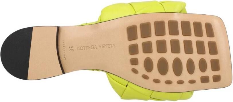 Bottega Veneta Gevlochten leren Slide Sandalen