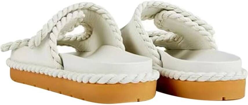 Bottega Veneta Gevlochten Slip-On Sandalen Stijlvol Comfort