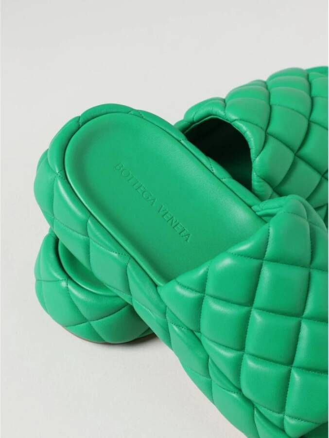 Bottega Veneta Gewatteerde Leren Sandalen