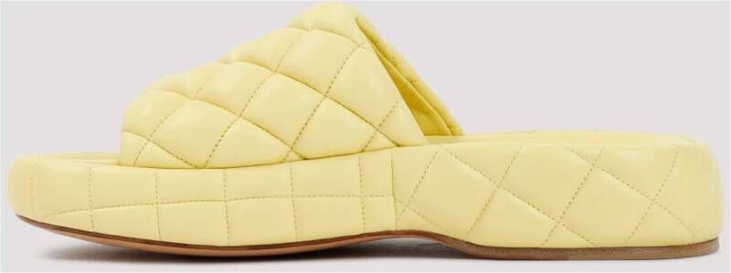 Bottega Veneta Gewatteerde leren sandalen Lemonade stijl Beige Dames