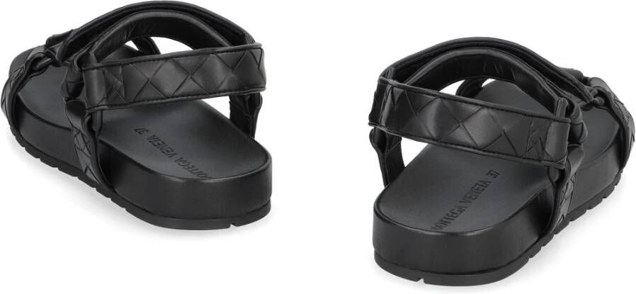 Bottega Veneta Geweven Leren Sandalen