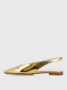 Bottega Veneta Gouden Slingback Pumps Elegante Schoenen - Thumbnail 2
