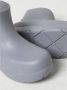 Bottega Veneta Grijze Rubber Enkellaarzen Gewatteerd Ontwerp - Thumbnail 2