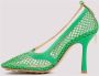 Bottega Veneta Groene Pumps met Kettingversiering Green Dames - Thumbnail 6