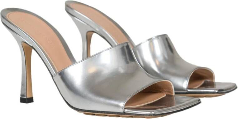 Bottega Veneta Heeled Mules Gray Dames