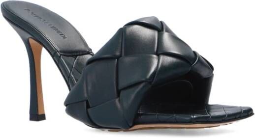 Bottega Veneta Heeled Mules Groen Dames