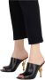 Bottega Veneta Muiltjes met knoophak Zwart Dames - Thumbnail 10