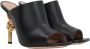 Bottega Veneta Muiltjes met knoophak Zwart Dames - Thumbnail 12