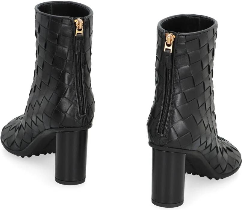 Bottega Veneta Intrecciato Leren Enkellaarzen
