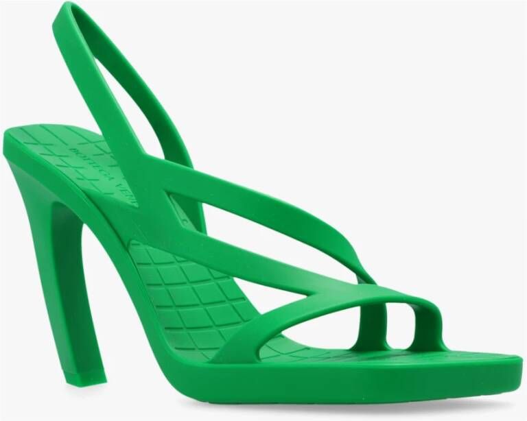 Bottega Veneta Jimbo hakken sandalen Groen Dames