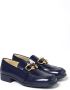 Bottega Veneta Klassieke Leren Loafer Schoen Blue Dames - Thumbnail 2