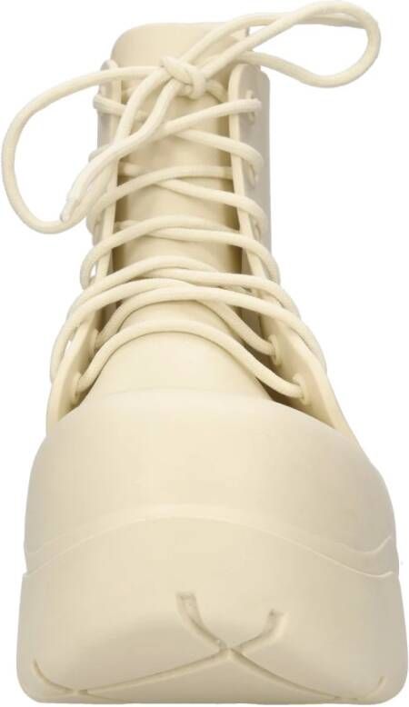 Bottega Veneta Laarzen Wit White Dames
