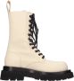 Bottega Veneta Lace-up Boots White Dames - Thumbnail 3